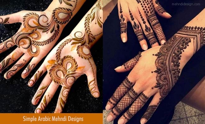 New Simple Arabic Mehndi Design for Hand - K4 Fashion
