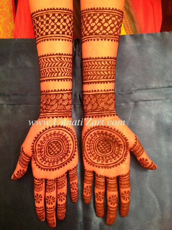 bangle mehndi design full hand bridal