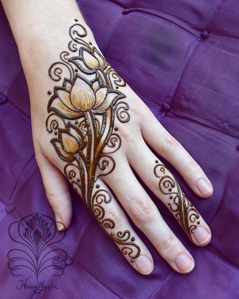 10 easy and elegant arabic mehndi designs for hands