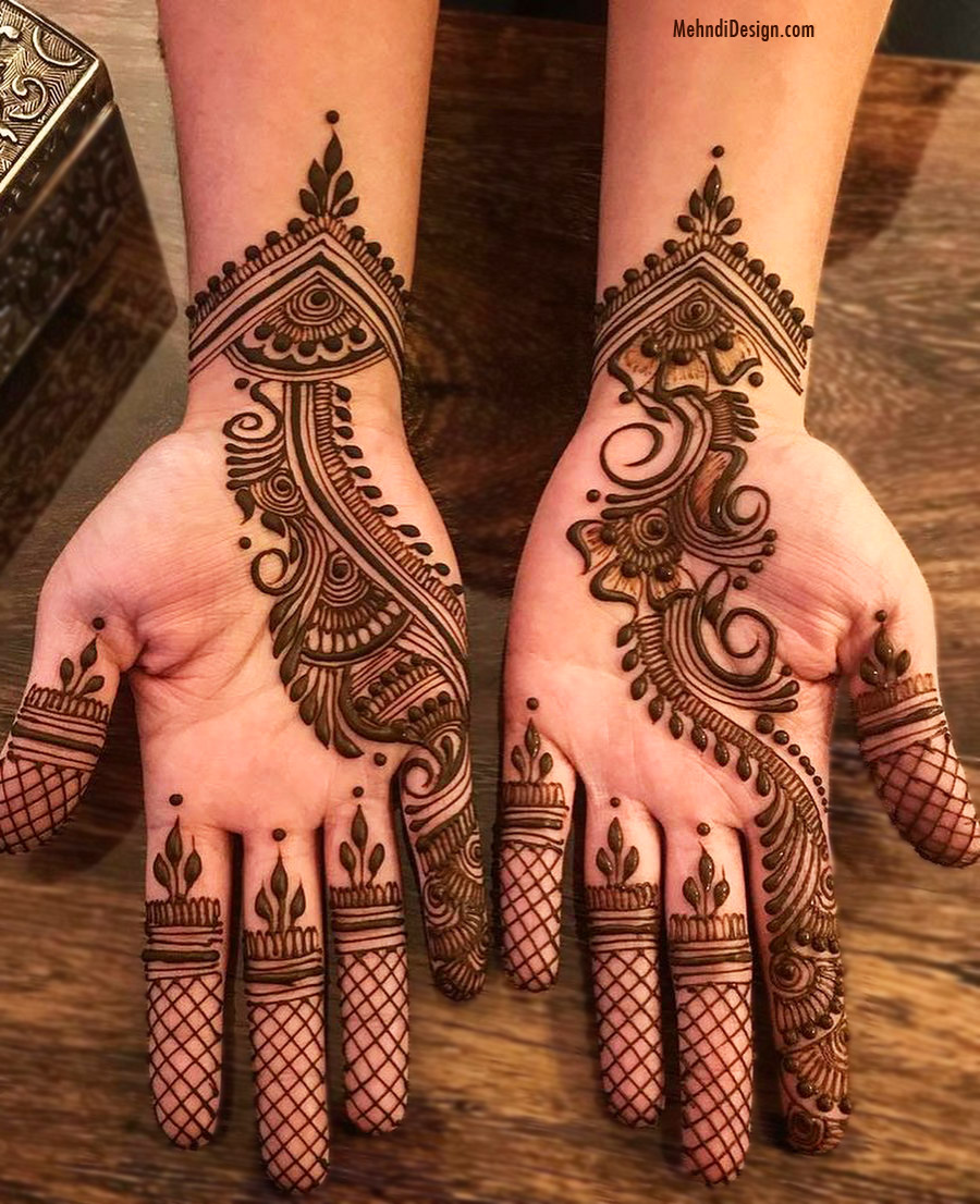 simple and easy mehndi design