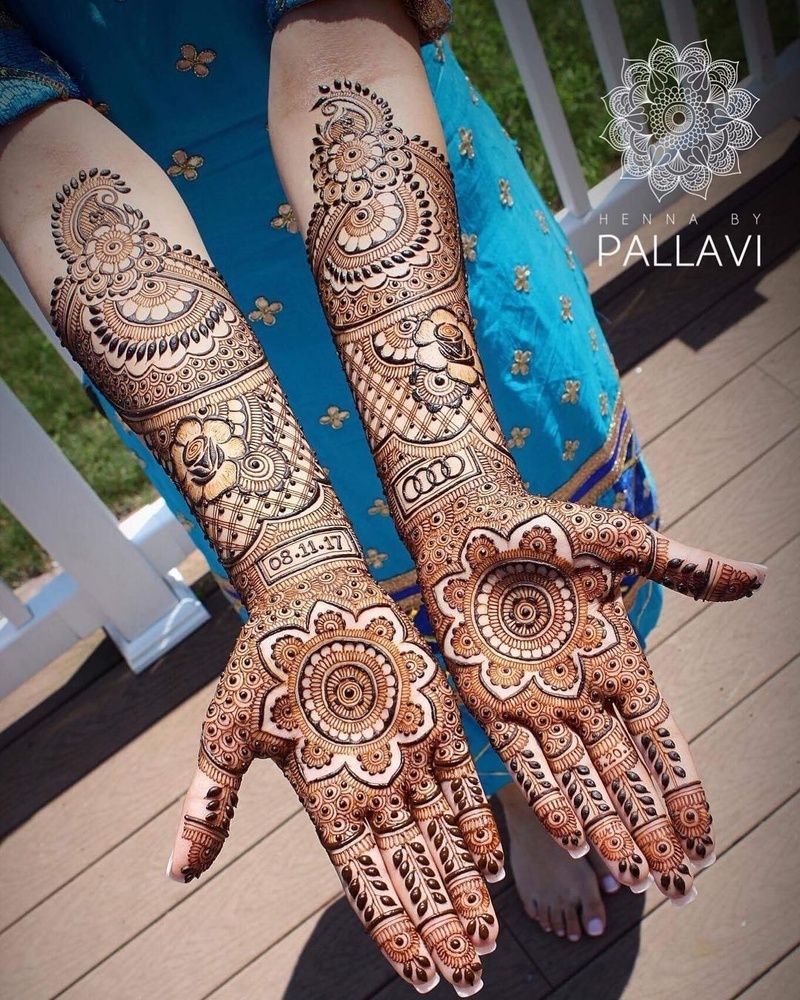 16 indian mehndi design bridal by pallavi
