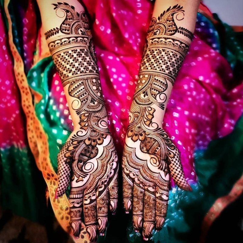 8 indian mehndi design bridal